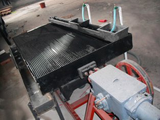 6s雙層搖床設備對選赤鐵礦的效果